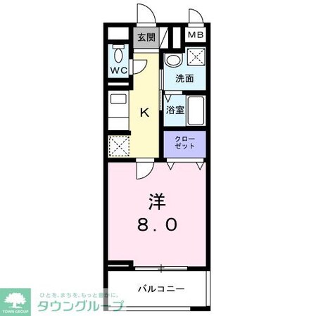 ドゥー・アヴェニールの物件間取画像